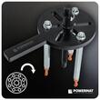 Trusa extractor pentru rulmenti cu bile, interval de lucru 45-105 mm, 32 piese, Powermat