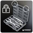 Set prese extractoare pentru pivoti, rotule, capete de bara directie auto, articulatii sferice, 16,40 x 23,50 x 26,60 mm, Powermate