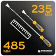 Set 6 extractoare pentru tapiterie auto, otel crom vanadium, 6 piese, Powermat