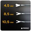 Set 6 extractoare pentru tapiterie auto, otel crom vanadium, 6 piese, Powermat