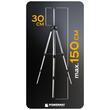 Trepied telescopic reglabil din aluminiu pentru nivela laser, 52 - 150 cm, filet 5/8", Powermat