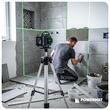 Trepied telescopic reglabil din aluminiu pentru nivela laser, 43 - 120 cm, filet 5/8", Powermat