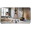 Trepied telescopic reglabil din aluminiu pentru nivela laser, 52 - 150 cm, filet 5/8", Powermat