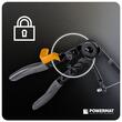 Cleste cu cablu flexibil pentru coliere auto, otel crom vanadium, lungime 210 mm, interval de lucru 42 mm, Powermat