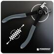 Cleste manual  pentru coliere auto tip Clic, Clic-R cu arc de expansiune, maner ergonomic, antiderapant, lungime 170 mm, Powermat