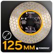 Disc diamantat segmentat pentru taiat in beton, caramida, gresie, 125 x 22.23 x 1.6 mm, Powermate