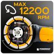Disc diamantat segmentat pentru taiat in beton, caramida, gresie, 125 x 22.23 x 2x4 mm, Powermate
