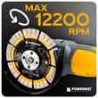 Disc diamantat segmentat pentru taiat in beton, caramida, gresie, 125 x 22.23 x 2.8 mm, Powermate