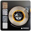 Disc diamantat segmentat pentru taiat in beton, caramida, gresie, 125 x 22.23 x 1.6 mm, Powermate