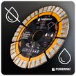 Disc diamantat segmentat pentru taiat in beton, caramida, gresie, 125 x 22.23 x 2.8 mm, Powermate