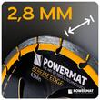 Disc diamantat segmentat pentru taiat in beton, caramida, gresie, 230x 22.2 x 2.8 mm, Powermat