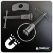 Trusa etriere pentru pistoanele de frana, cu suport magnetic, 22 piese, Powermat