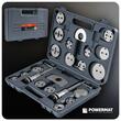 Trusa etriere pentru pistoanele de frana, cu suport magnetic, 22 piese, Powermat