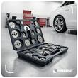 Trusa etriere pentru pistoanele de frana, cu suport magnetic, 22 piese, Powermat