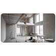 Suport telescopic pentru montare, fixare nivela laser, interval reglare 192 - 400 cm, filet 5/8", Powermat