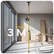 Suport telescopic pentru montare, fixare nivela laser, interval reglare 112 - 300 cm, filet 5/8", Powermat