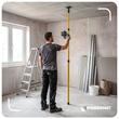 Suport telescopic pentru montare, fixare nivela laser, interval reglare 112 - 300 cm, filet 5/8", Powermat