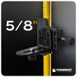 Suport telescopic pentru montare, fixare nivela laser, interval reglare 112 - 300 cm, filet 5/8", Powermat