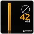Carota diamantata pentru beton, diametru 42, lungime 45 cm, filet 1”-1/4”, Powermat