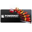 Set scule izolate cu tester de tensiune pentru electricieni, tensiune de functionare 1000 V, 8 piese, Powermat