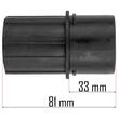 Furtun pentru aspirator universal, lungime 220 cm, negru, Powermat