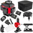 Laser nivel 360°, cu linii incrucisate 4D, verde, distanta 40m, Red Technic