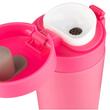 Cana termica, termos din inox, roz, capacitate 280 ml, Florina