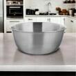 Bol universal din otel inoxidabil, vas pentru bucatarie, diametru 28 cm, argintiu, Florina