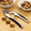 Spargator pentru nuci si alune, din inox, manere antiderapante, 17 cm, argintiu - negru, Kinghoff