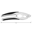 Spargator pentru nuci si alune, din inox, manere antiderapante, 17 cm, argintiu - negru, Kinghoff