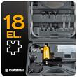 Pompa de vid manuala, vacuum, pentru diagnosticare sisteme auto si frane, presiune 0-1 bar 18 piese, Powermat