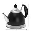 Ceainic cu sita, inox 1l, negru, Kinghoff