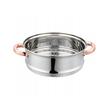 Set de 3 piese, oala pentru fiert cu abur, inox, diametru 22 cm, capacitate 4 litri, Klausberg