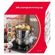 Set de 4 piese, oala pentru fiert cu abur, inox, diametru 20 cm, capacitate 3.1 litri, Klausberg