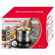 Set de 3 piese, oala pentru fiert cu abur, inox, diametru 22 cm, capacitate 4 litri, Klausberg