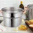 Oala din inox cu insertie pentru fiert, capacitate 7,5 litri, 24 cm, Klausberg