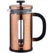 Infuzor pentru cafea, ceainic cu piston, culoare cupru, 1L, Klausberg