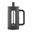 Infuzor negru de cafea si ceai, cu capac si piston 0,35 l, Klausberg