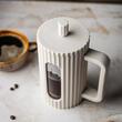 Infuzor din sticla, aparat pentru cafea, ceai  sau ierburi, capacitate 350 ml, gri, Klausberg
