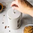 Infuzor din sticla, aparat pentru cafea, ceai  sau ierburi, capacitate 350 ml, gri, Klausberg