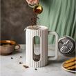 Infuzor din sticla, aparat pentru cafea, ceai  sau ierburi, capacitate 350 ml, gri, Klausberg