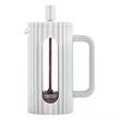 Infuzor din sticla, aparat pentru cafea, ceai  sau ierburi, capacitate 350 ml, gri, Klausberg