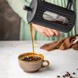 Infuzor pentru cafea si ceai, cu piston, 0,60 l, negru, Klausberg