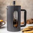 Infuzor pentru cafea si ceai, cu piston, 0,60 l, negru, Klausberg