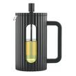 Infuzor pentru cafea si ceai, cu piston, 0,60 l, negru, Klausberg