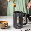 Infuzor pentru cafea si ceai, cu piston, 0,60 l, negru, Klausberg