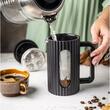 Infuzor pentru cafea si ceai, cu piston, 0,60 l, negru, Klausberg