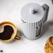 Infuzor de cafea si ceai cu capac si piston, 1l , gri, Klausberg