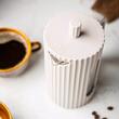Infuzor cafea si ceai, presa, cu capac ,1l bej, Klausberg