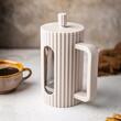 Infuzor cafea si ceai, presa, cu capac ,1l bej, Klausberg
